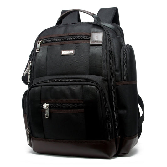 Frendorf | Bopai 11-85301 15,6 Zoll Große Kapazität Mehrschichtiger Reißverschluss Tasche Design Atmungsaktive Laptop Rucksack, Größe: 35 x 20 x 43 cm (Schwarz)