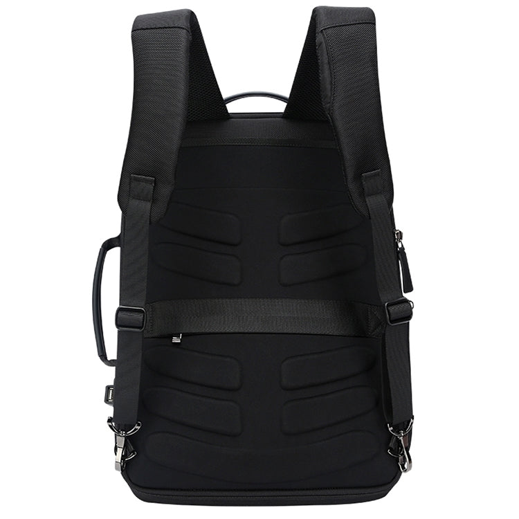 Frendorf | Bopai 751-006551 Große Kapazität Business Casual Atmungsaktive Laptop-Rucksack mit externem USB-Anschluss, Größe: 30 x 12 x 44cm(Schwarz)