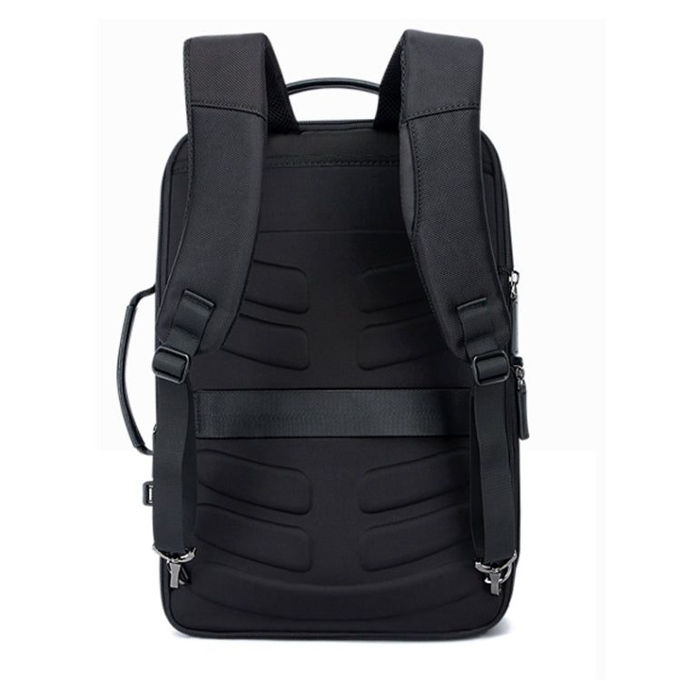 Frendorf | Bopai 751-006561 Große Kapazität Business Casual Atmungsaktive Laptop-Rucksack mit externem USB-Anschluss, Größe: 29 x 16 x 44 cm (Schwarz)