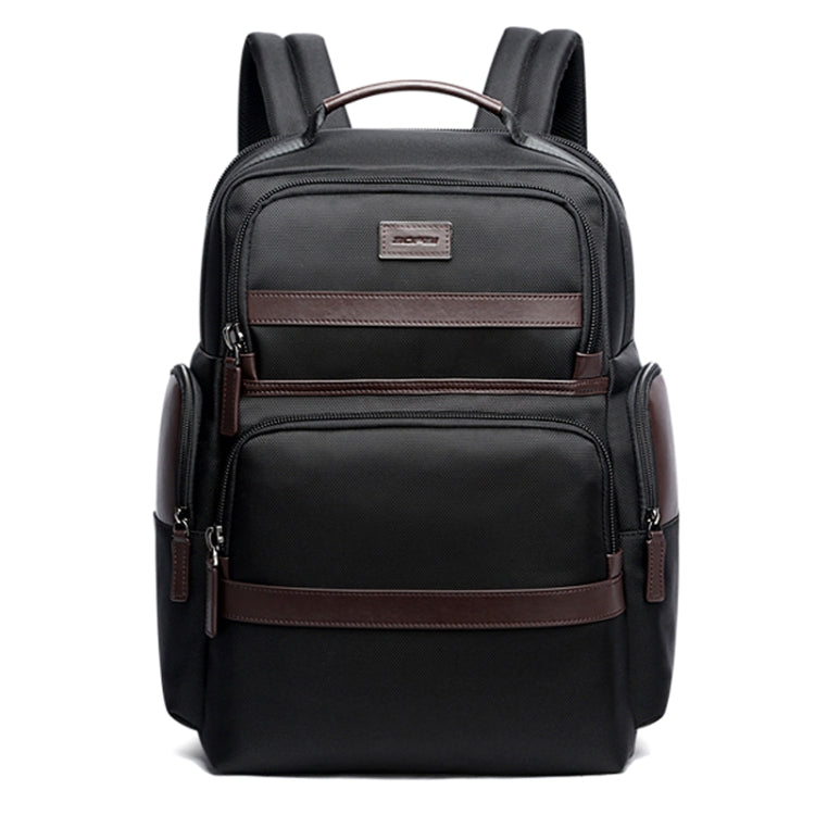 Frendorf | Bopai 751-007301 Business Anti-Diebstahl Wasserdichte Große Kapazität Doppel-Schultertasche, mit USB-Ladeanschluss, Größe: 28x19x42cm (Schwarz)