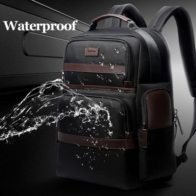 Frendorf | Bopai 751-007301 Business Anti-Diebstahl Wasserdichte Große Kapazität Doppel-Schultertasche, mit USB-Ladeanschluss, Größe: 28x19x42cm (Schwarz)