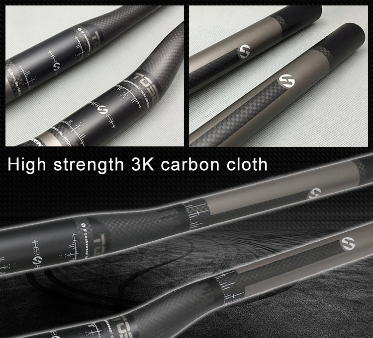 Frendorf | TOSEEK Vollcarbon-Straßenbike-Stangenlenker, Größe: 720mm (Matt)