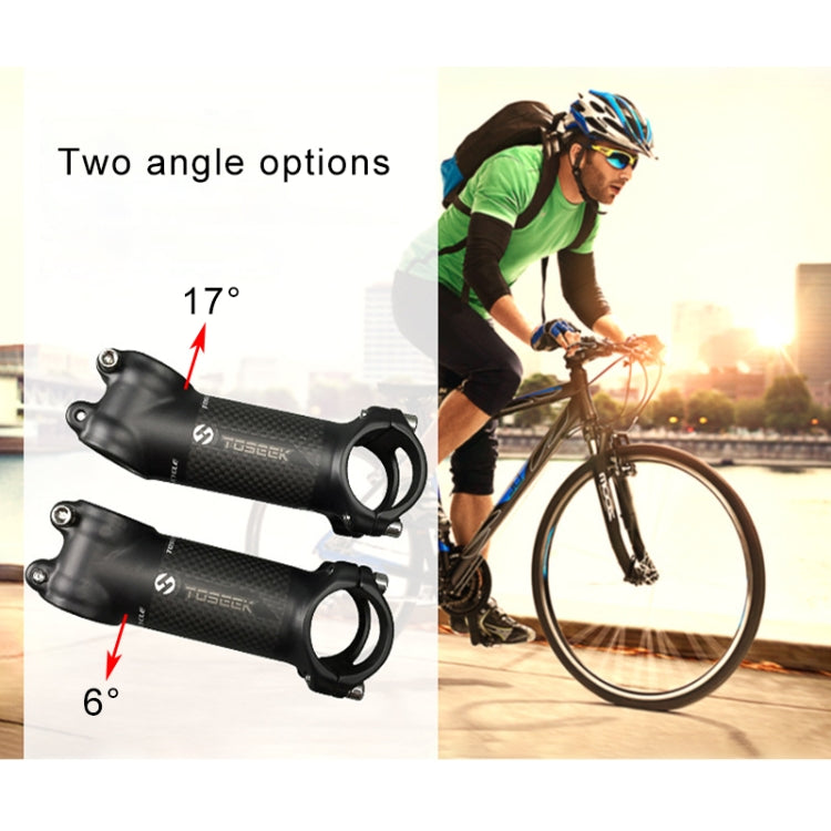 Frendorf | TOSEEK Straße Mountainbike Ultra-leicht Lenker Vorbau Erhöhung Wasserhahn, Größe: 6 Grad, 100mm (Glanz)