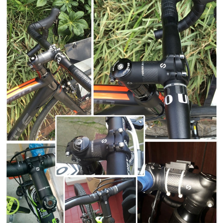 Frendorf | TOSEEK Straße Mountainbike Ultra-leicht Lenker Vorbau Erhöhung Wasserhahn, Größe: 6 Grad, 100mm (Glanz)