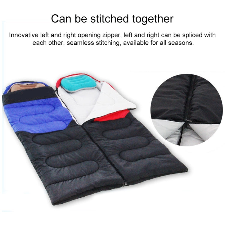 Frendorf | Outdoor Camping Schlafsack Splicing Indoor Baumwoll Schlafbett, Größe: 210x80cm, Gewicht: 1.6kg (Blau)