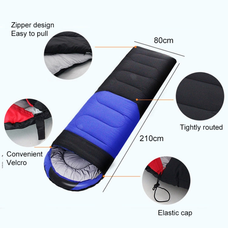 Frendorf | Outdoor Camping Schlafsack Splicing Indoor Baumwolle Schlafbett, Größe: 210x80cm, Gewicht: 1.8kg (Blau)