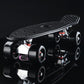 Frendorf | Shining Fish Plate Scooter Einzelne Neigung Vier Rad Skateboard mit 72mm Rad (Schwarz)