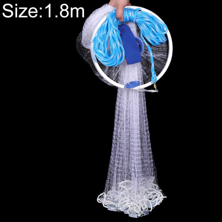 Frendorf | 360 Hilfe Wurf Monofilament Angelnetz, Höhe: 1.8m