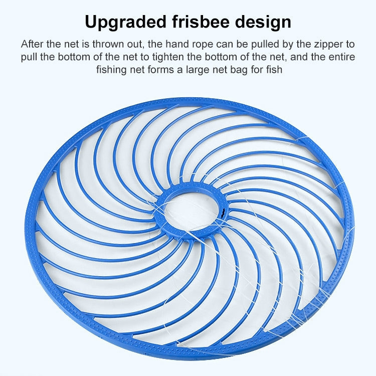Frendorf | 360 Hilfe Wurf Monofilament Angelnetz, Höhe: 1.8m
