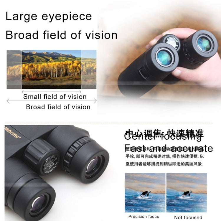 Frendorf | Visionking 8X32 Professionelle Ferngläser Glimmer Nachtsicht Wasserdichtes Teleskop für Camping / Jagen / Reisen