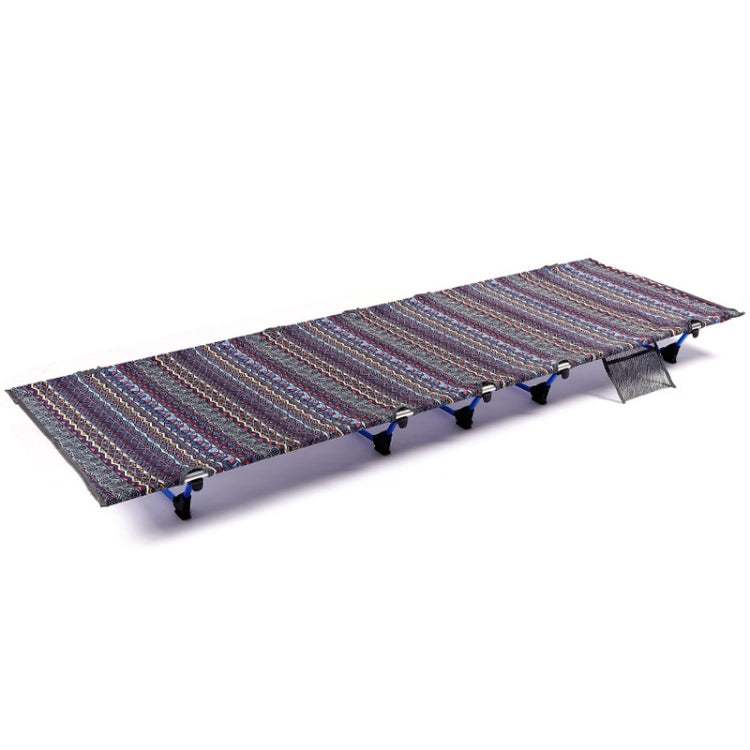 Frendorf | Outdoor Falt Campingmatte Einzelbett Tragbare Aluminiumlegierung Schlafmatte, Größe: 180x61x14cm (Blau)
