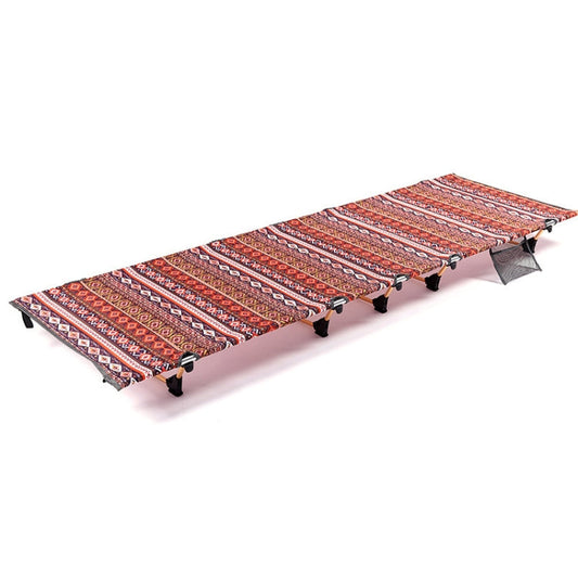 Frendorf | Outdoor Falt-Campingmatte Einzelbett Tragbare Aluminiumlegierung Schlafmatte, Größe: 180x61x14cm (Rot)
