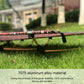 Frendorf | Outdoor Falt-Campingmatte Einzelbett Tragbare Aluminiumlegierung Schlafmatte, Größe: 180x61x14cm (Rot)