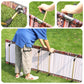 Frendorf | Outdoor Falt-Campingmatte Einzelbett Tragbare Aluminiumlegierung Schlafmatte, Größe: 180x61x14cm (Rot)