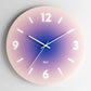 Luxus-Wanduhr aus Glas