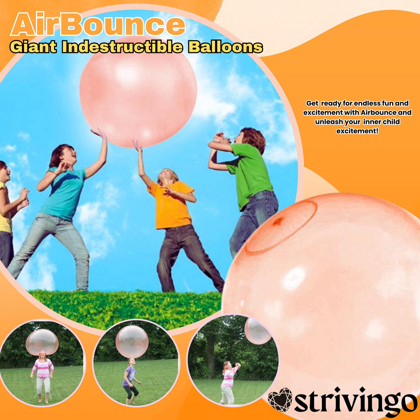Frendorf | AirBounce Riesen unzerstörbare Ballons