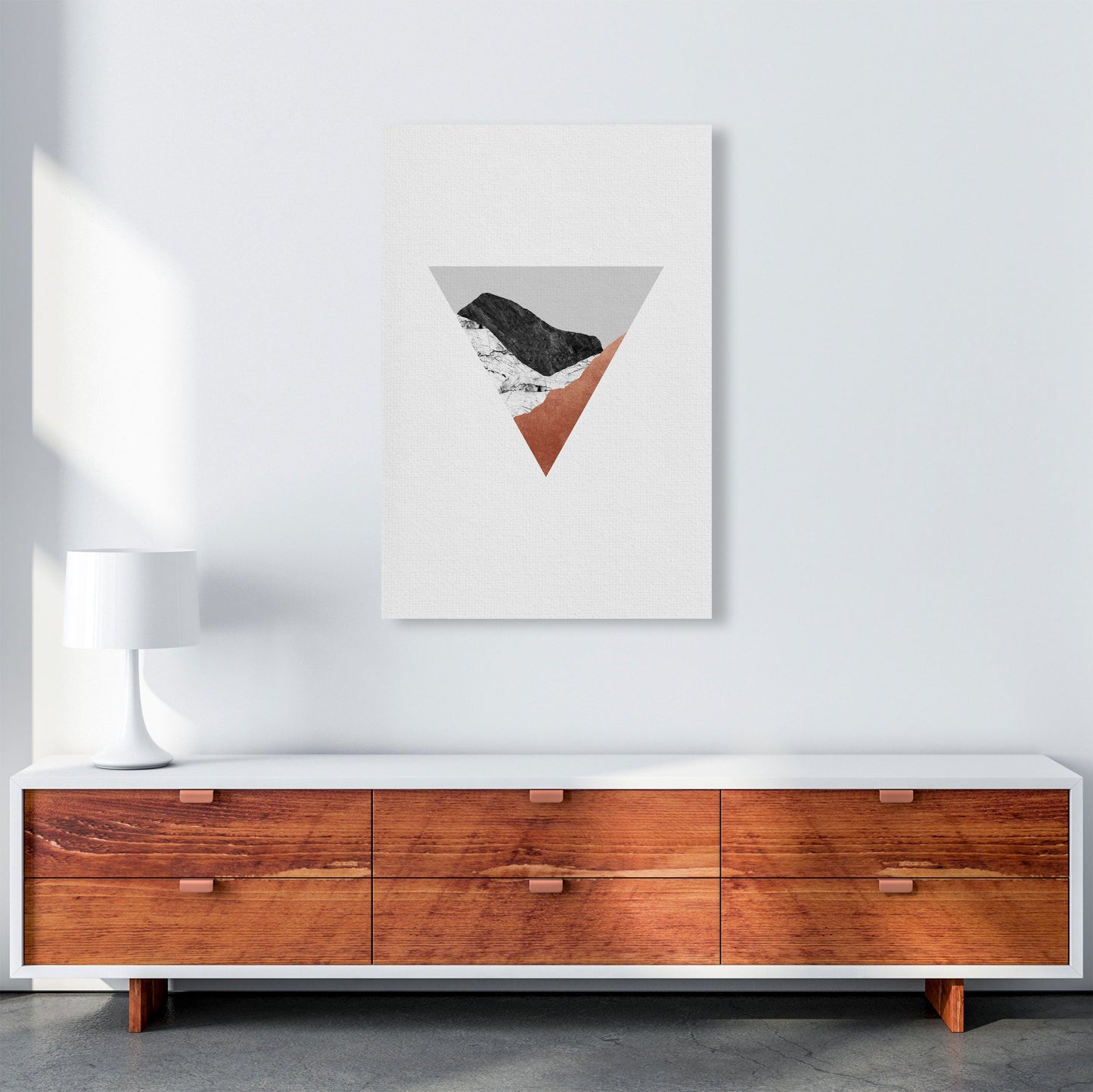 Kupfer Geometrisch II Druck
