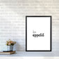 Bon Appetit Food Quote Druck