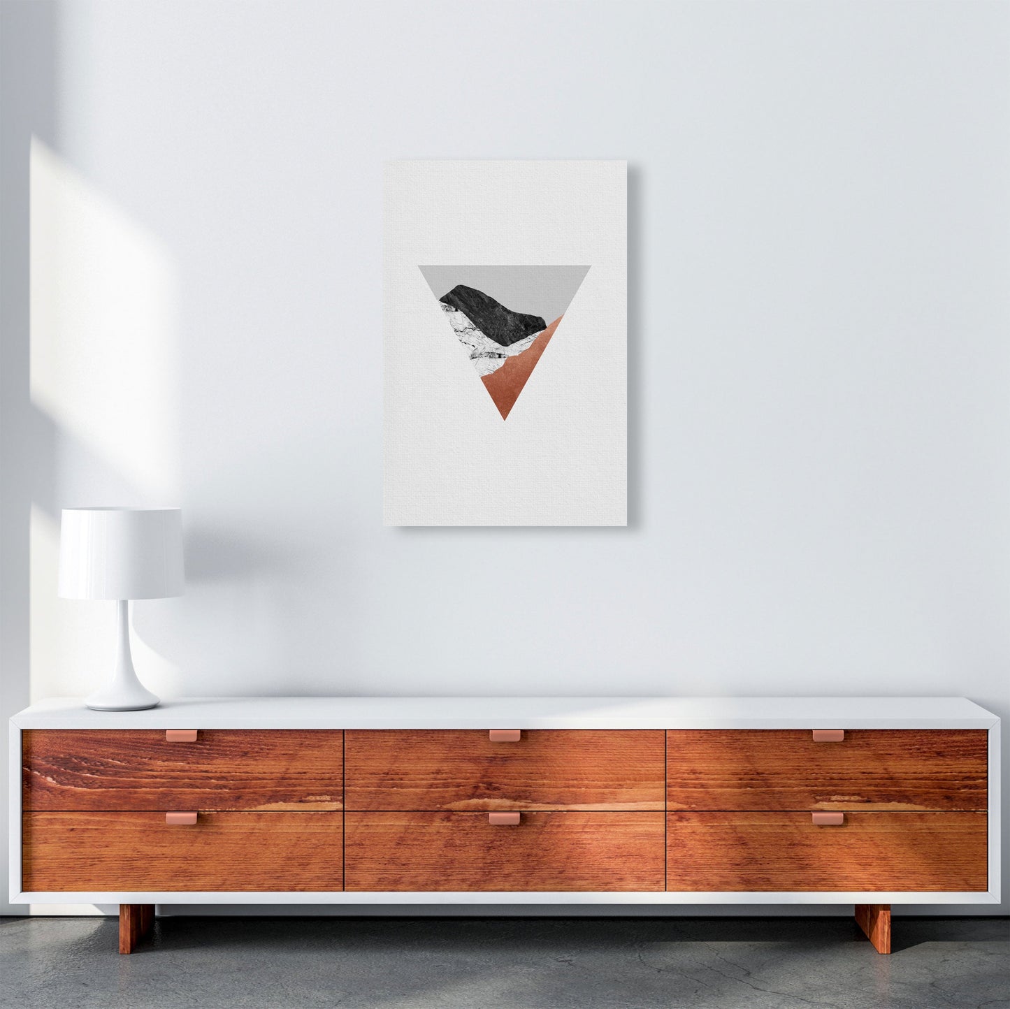Kupfer Geometrisch II Druck