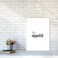 Bon Appetit Food Quote Druck