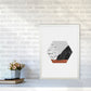 Kupfer Geometrisch I Druck