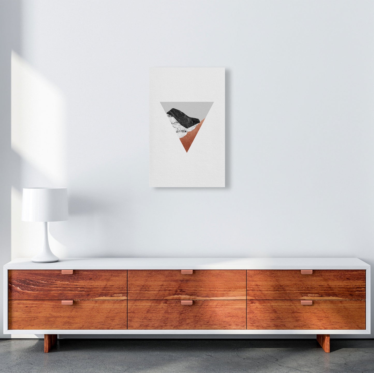 Kupfer Geometrisch II Druck