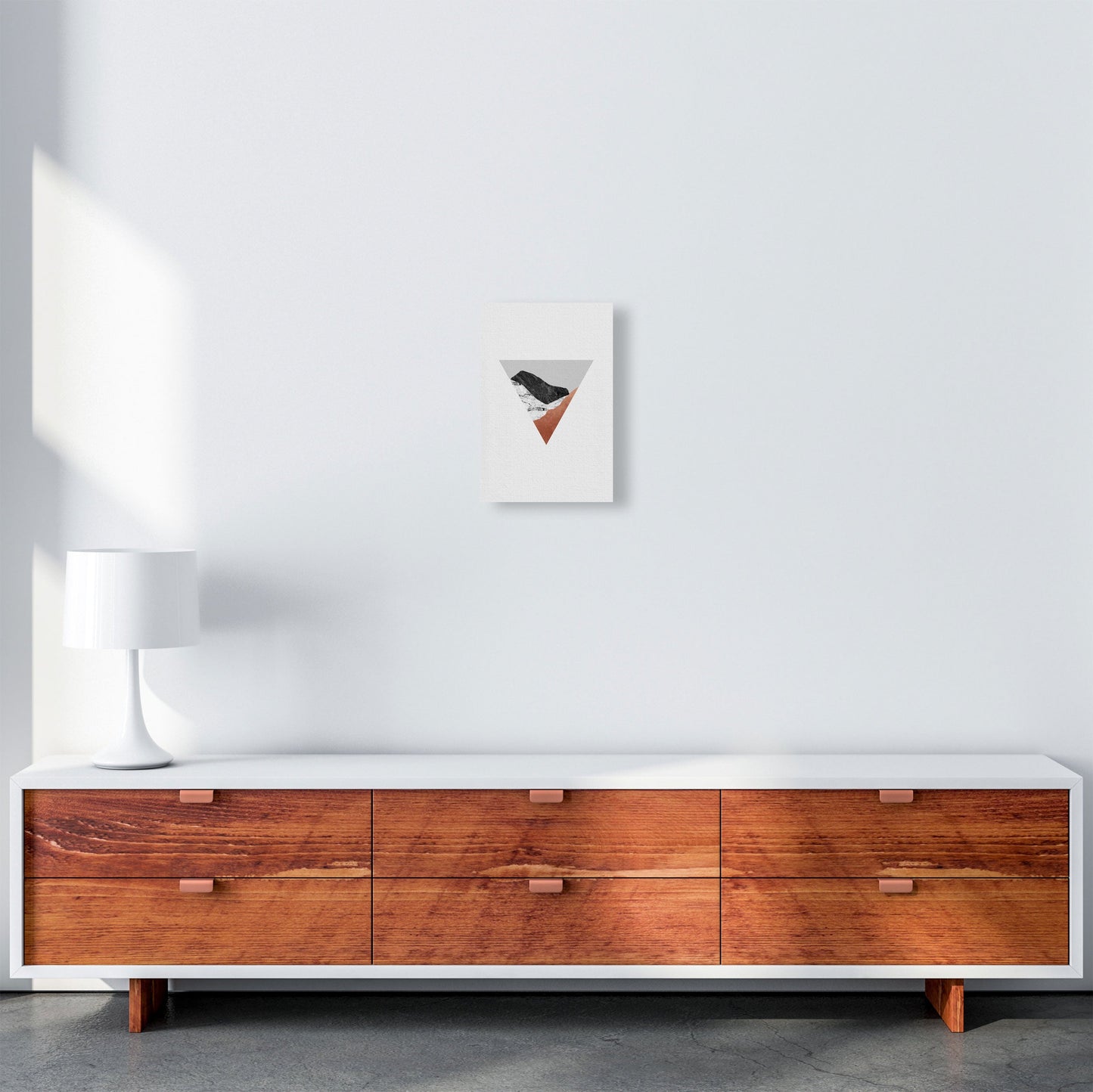 Kupfer Geometrisch II Druck