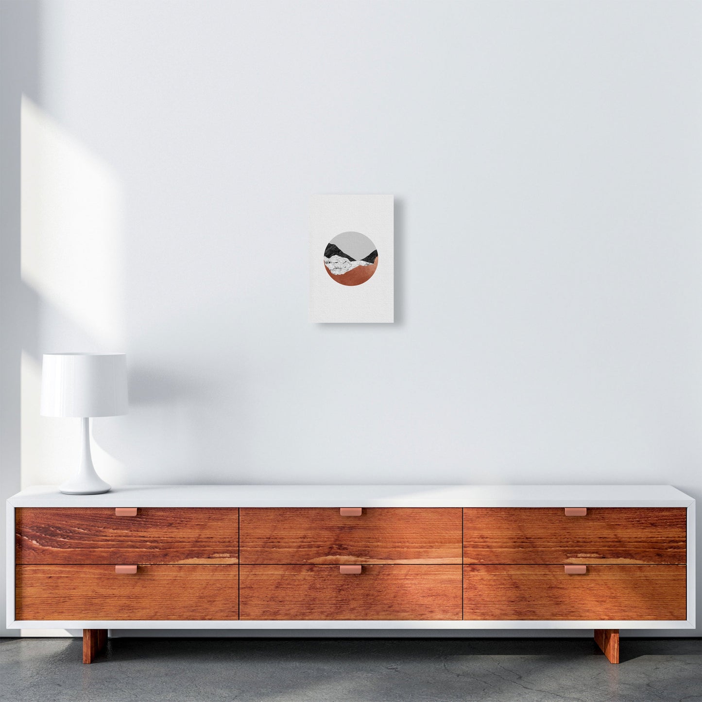 Kupfer Geometrisch III Druck