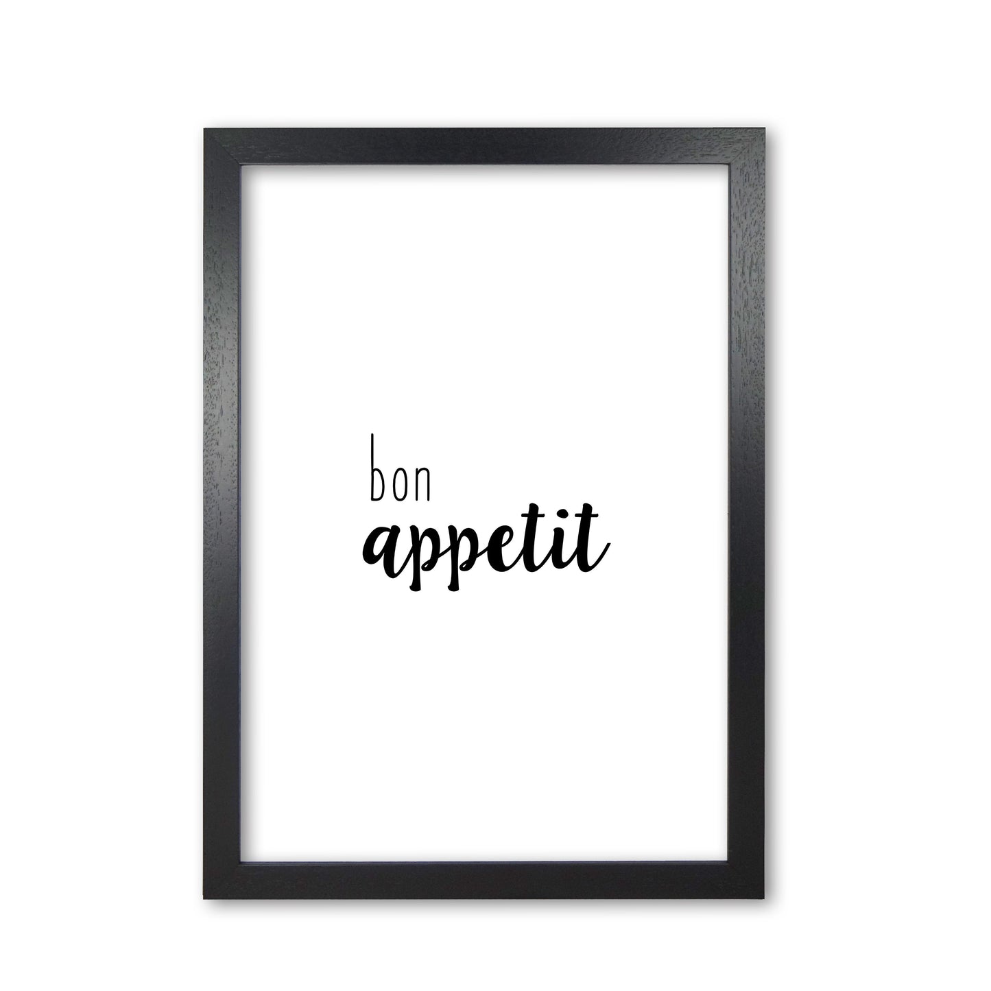 Bon Appetit Food Quote Druck