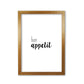 Bon Appetit Food Quote Druck