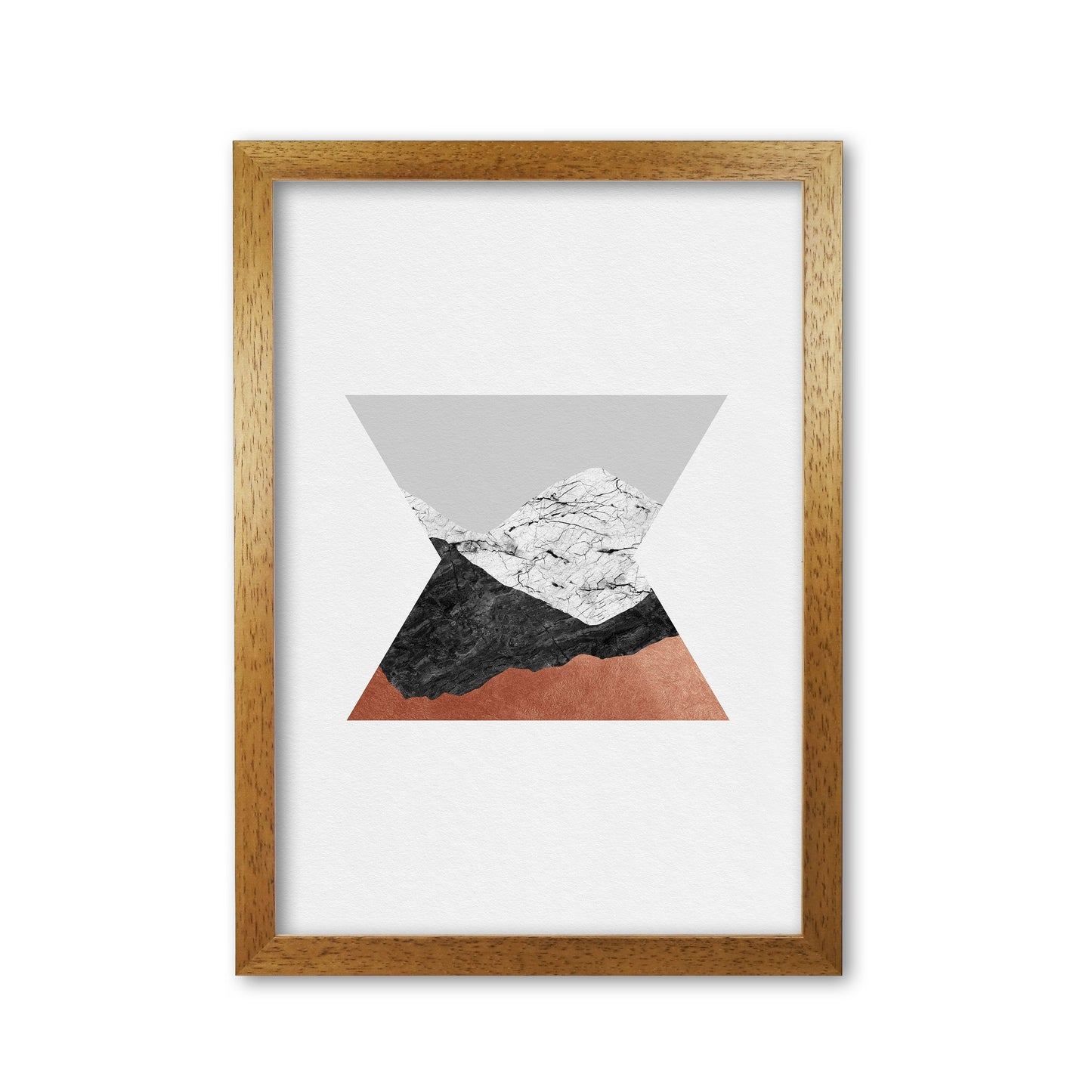 Kupfer Geometrisch IV Druck
