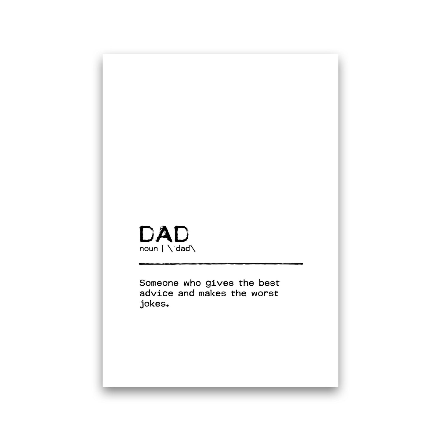 Papa Ratschläge Definition Zitat Druck