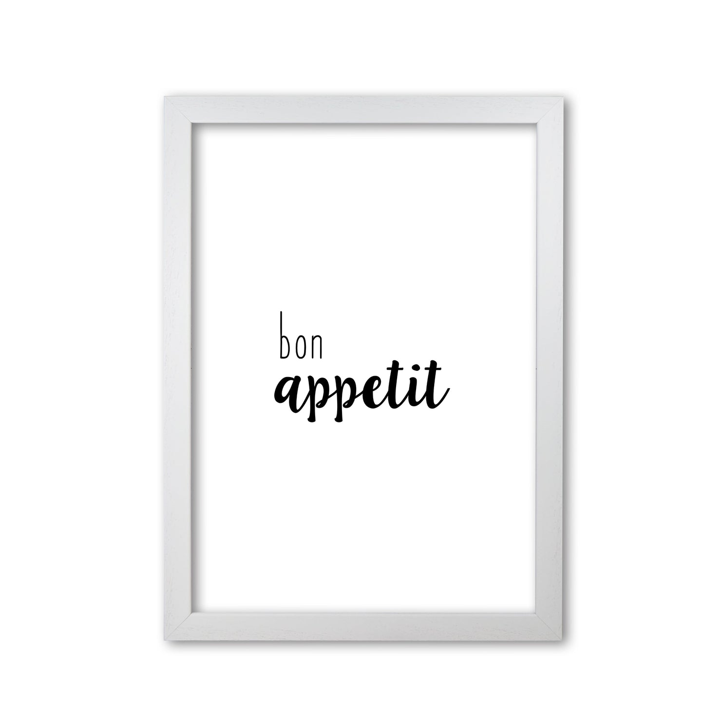 Bon Appetit Food Quote Druck