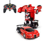 Frendorf | Fernbedienbares Transformationsauto mit leuchtendem Roboter