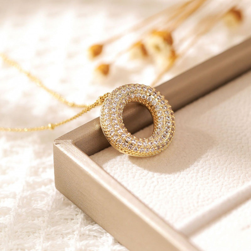 Frendorf | Alphabet-Diamant-Anhänger-Halskette