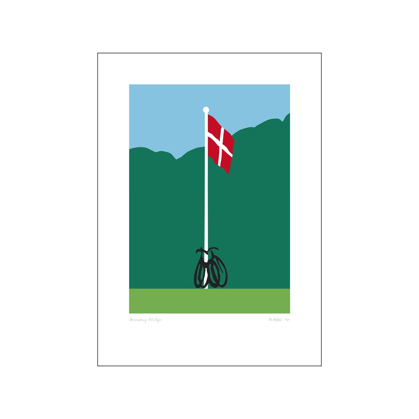 Dannebrog til tops