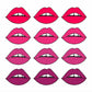 Ombre Lips Poster