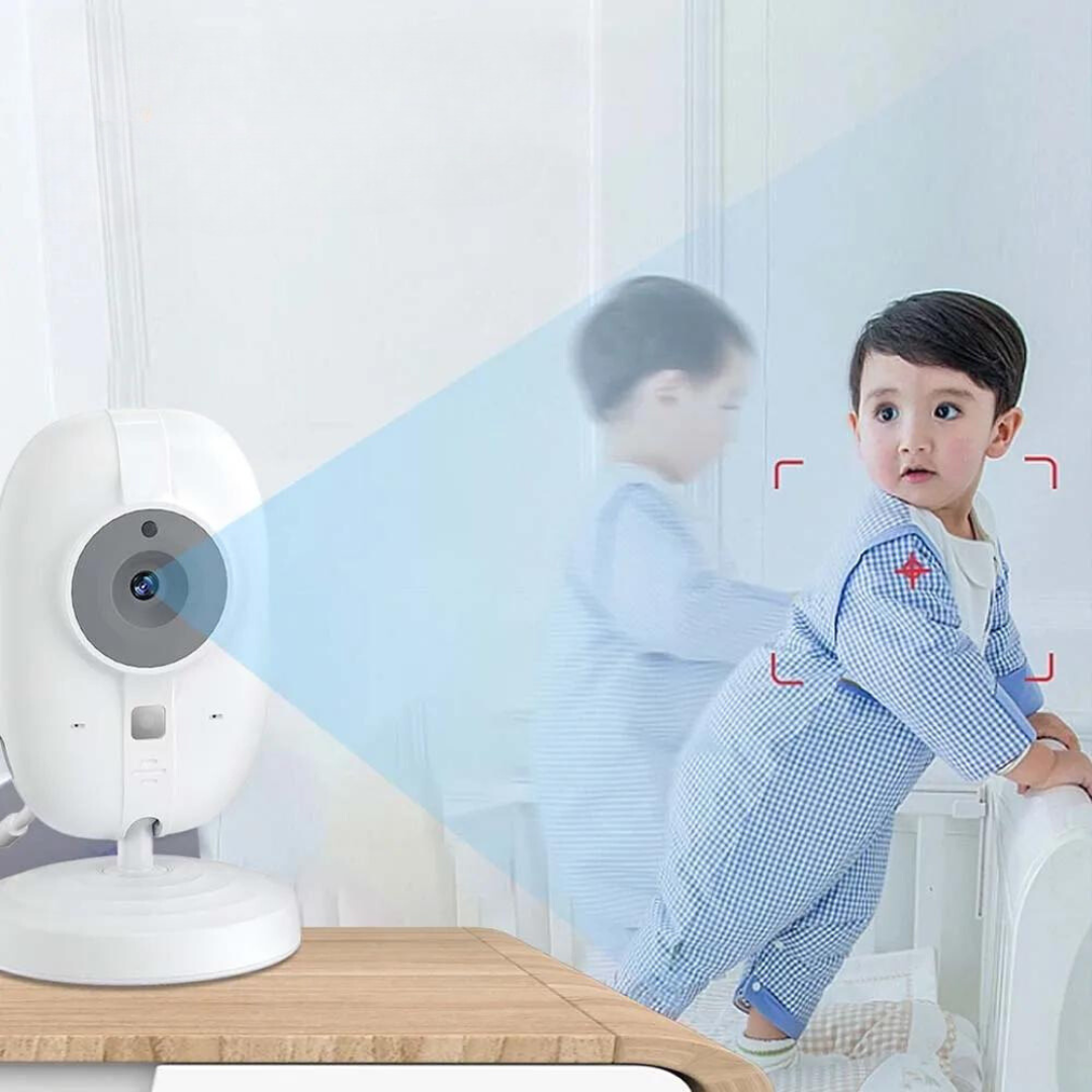 Frendorf | Babyüberwachung mit Nachtsicht und 2-Wege-Audio – Inklusive Temperaturanzeige