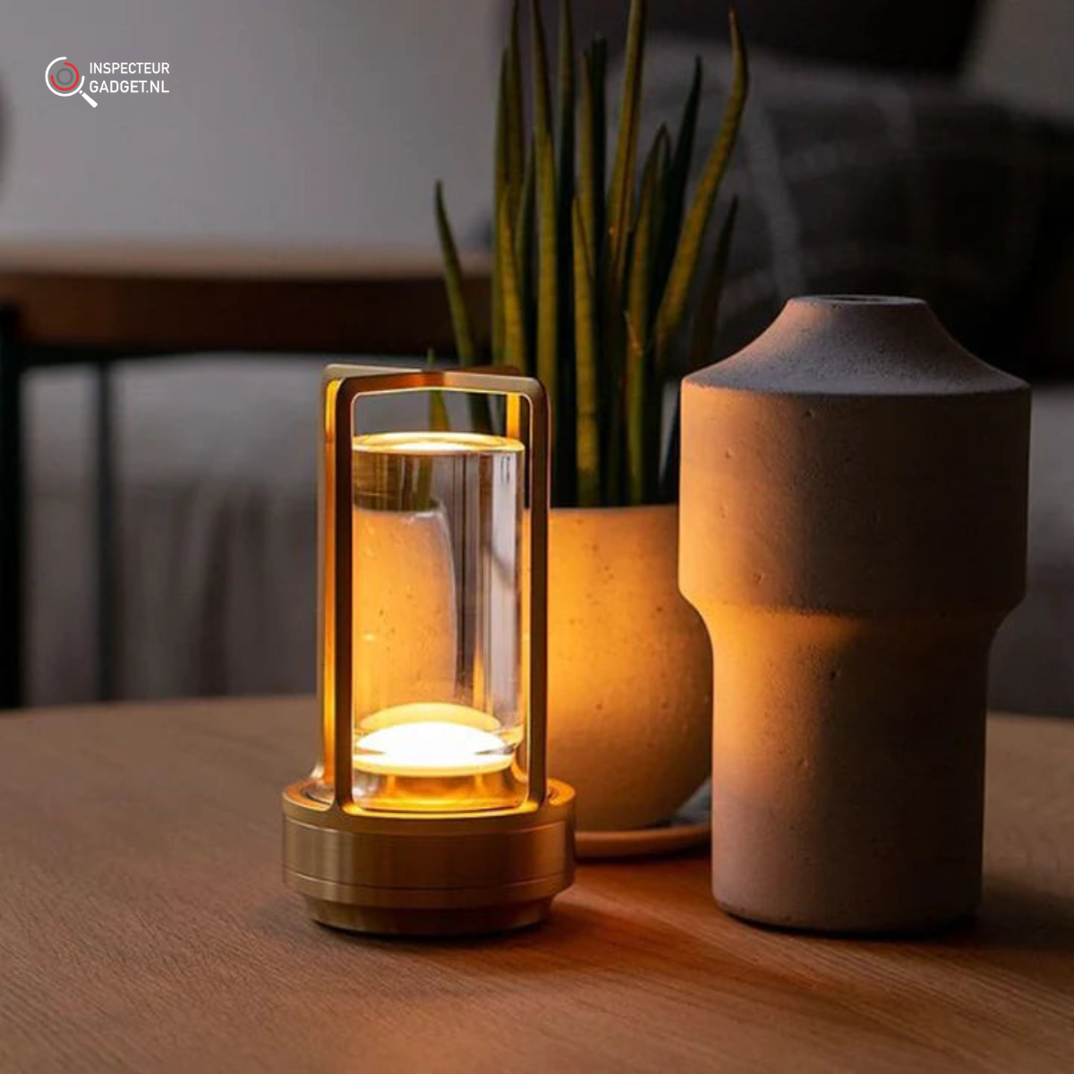 Frendorf | LumoOrb Kabellose Wiederaufladbare Tischleuchte | Modernes LED-Design | Stimmungslicht für Zuhause und Büro