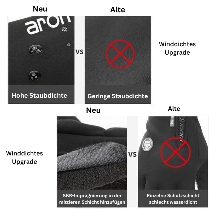 Frendorf | ThermoTouch - Wasserdichte Thermo-Handschuhe - Geeignet für Touchscreen