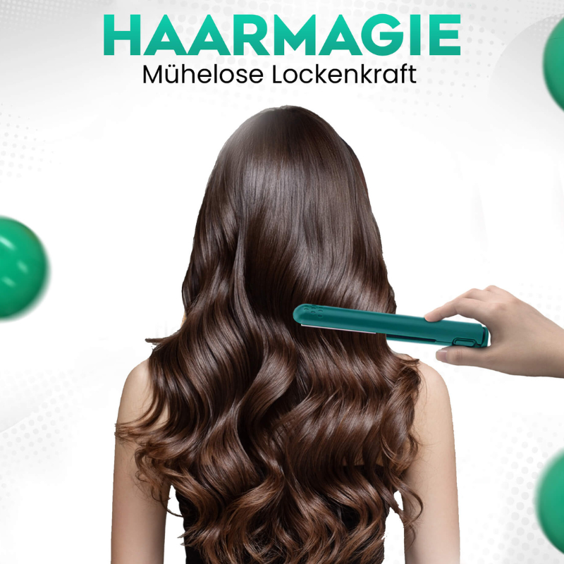 Frendorf | StyleMate – Das 2-in-1 Mini Glätteisen & Lockenstab für Müheloses Styling Zuhause & Unterwegs
