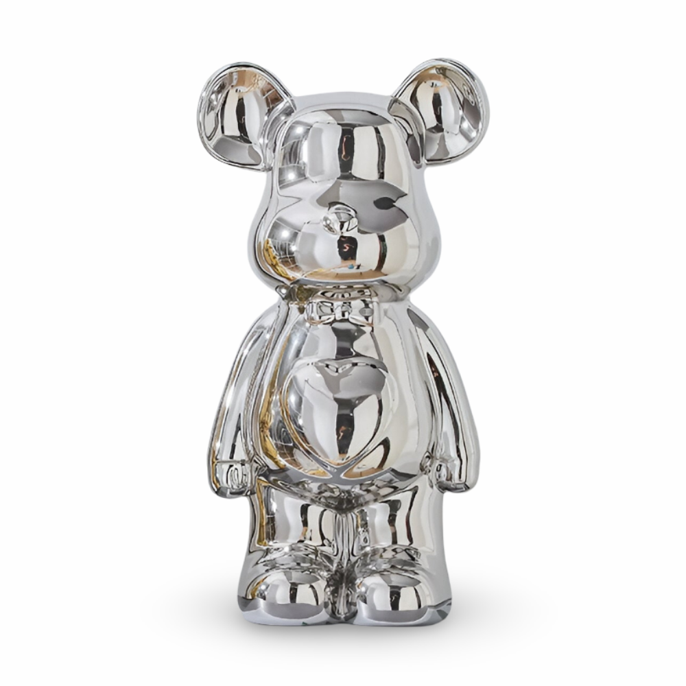 Frendorf | GlossiBear Figurine - Bunte Moderne Bärenkunst Statue