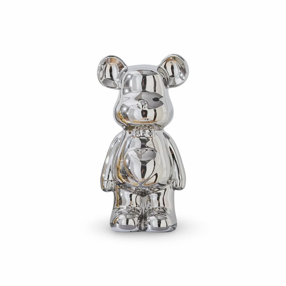 Frendorf | GlossiBear Figurine - Bunte Moderne Bärenkunst Statue