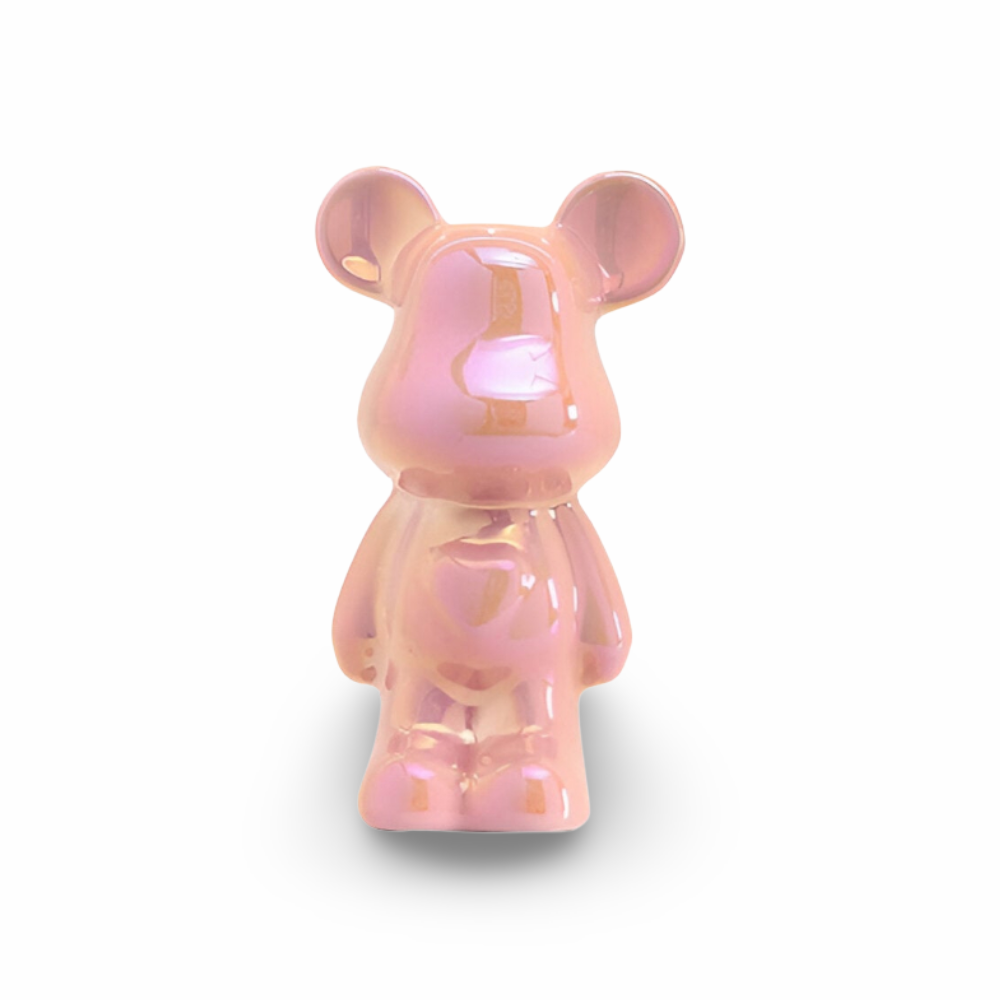 Frendorf | GlossiBear Figurine - Bunte Moderne Bärenkunst Statue