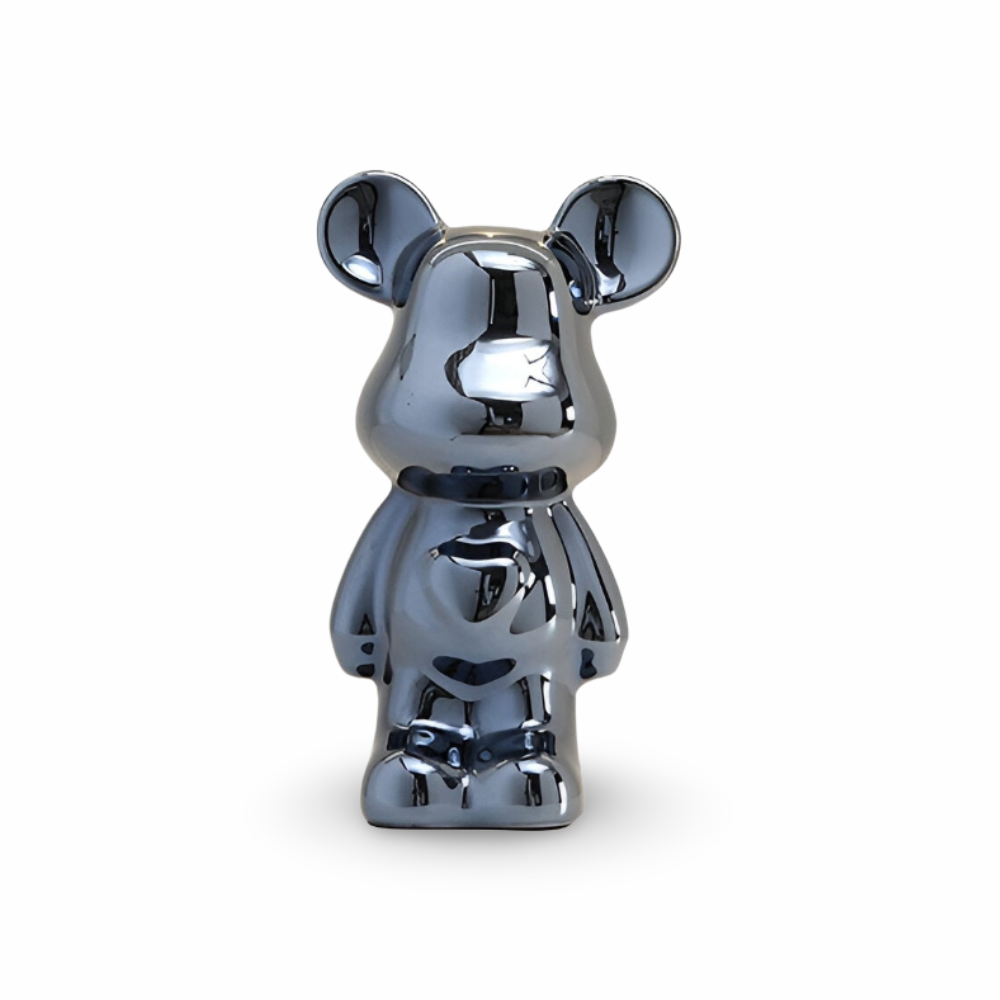 Frendorf | GlossiBear Figurine - Bunte Moderne Bärenkunst Statue