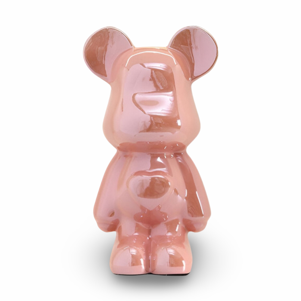 Frendorf | GlossiBear Figurine - Bunte Moderne Bärenkunst Statue