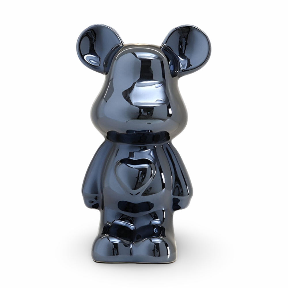 Frendorf | GlossiBear Figurine - Bunte Moderne Bärenkunst Statue