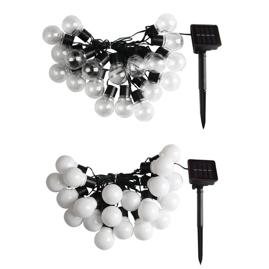 Frendorf | Wasserfeste Outdoor-Lichterketten - Solar-Gartenbeleuchtung für Balkon & Terrasse