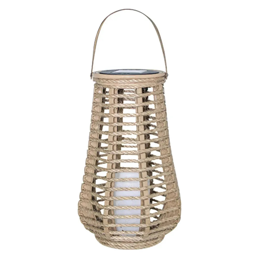 Frendorf | SolarGlow – Rattan-Außenlaterne