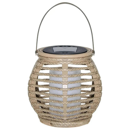 Frendorf | SolarGlow – Rattan-Außenlaterne